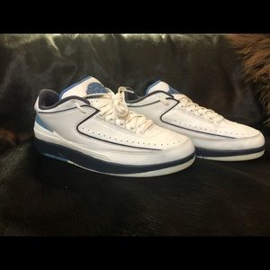 Air Jordan baby blue #2 low tops